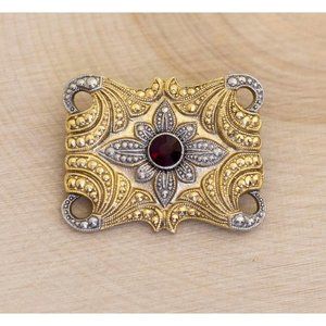Golden Medieval Vintage Brooch - BC1